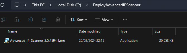 Downloading Advanced IP Scanner